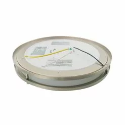 Project Source Round Flush Mount Ceiling Light - LED - 14-in - Metal/Acrylic - Brushed Nickel 9 Project Source Round Flush Mount Ceiling Light - LED - 14-in - Metal/Acrylic - Brushed Nickel -Garden Decor Style 03245019d L