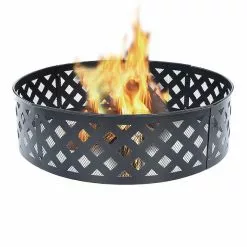Style Selections Lattice Fire Ring - 30-in -Garden Decor Style 11875030b L