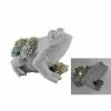 Style Selections 6.69-in Grey Frog Figurine -Garden Decor Style 18835039 L