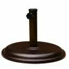 Style Selections Brown Steel Round Umbrella Base - 15.7-in x 13-in -Garden Decor Style 20235110 L