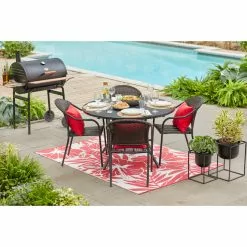 Style Selections Pelham Bay Brown Woven Wicker Patio Chair -Garden Decor Style 32015269c L