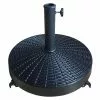 Style Selections 21-in Round Wheeled Concrete-Filled Resin Umbrella Base -Garden Decor Style 32017661 L