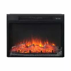 Style Selections Electric Fireplace - 1500 W - 25-in - Black