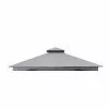 Style Selections Sun Shelter Replacement Roof - 10-ft x 10-ft - Grey Polyester -Garden Decor Style 38115278 L