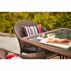 Style Selections Spruce Hills Brown Wicker Stackable Patio Chair 8 Style Selections Spruce Hills Brown Wicker Stackable Patio Chair -Garden Decor Style 41355012c L
