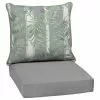 Style Selections Cabana Patio Chair Cushions - Deep Seat - 46.5-in x 24-in - Grey