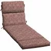 Style Selections Chaise Cushion - 73-in x 23-in - Red