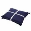 Style Selections Bistro Chair Cushion - 18-in x 15-in - Blue - 2-Piece