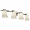 Portfolio Wall Sconce - Satin-Nickel Steel - 4-Light -Garden Decor Style 43105008 L