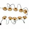 Style Selection 10-Lights String - Flowers - Galvanized - G40 incandescent bulbs -Garden Decor Style 43325103 L