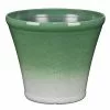 Style Selections Resin Planter - 17" - Green -Garden Decor Style 44335029 L