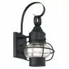 Style Selections Trevett 14-in, 1-Light Matte Black Wall Sconce -Garden Decor Style 45055034 L