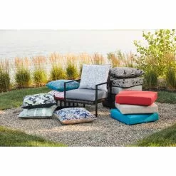 Style Selections Jacobean Outdoor Deep Seat Cushion - 24-in x 24-in 5 Style Selections Jacobean Outdoor Deep Seat Cushion - 24-in x 24-in -Garden Decor Style 47235043b L