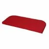 Style Selections 1-Piece Spruce Hills Red Patio Loveseat Cushion -Garden Decor Style 48325012 L