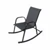 Style Selections Rocking Patio Chair - Powder-Coated Steel Frame - Charcoal Grey -Garden Decor Style 48655026 L