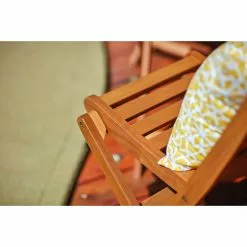 Style Selections Danforth Rea Bistro Set - Wood - 3-Piece - Brown -Garden Decor Style 48655111d L