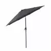 Style Selections Market Umbrella - 9-ft x 9-ft - Polyester - Black -Garden Decor Style 48655113 L