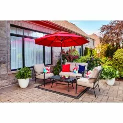 Style Selections Glenn Hill Patio Chairs - Steel - Brown - Set of 2 - 29.25-in x 34.25-in x 35-in 9 Style Selections Glenn Hill Patio Chairs - Steel - Brown - Set of 2 - 29.25-in x 34.25-in x 35-in -Garden Decor Style 48655122d L