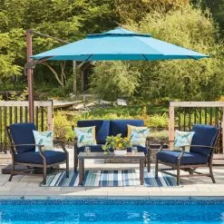 Style Selections Patio Cushion - 16-in x 16-in - Polyester - Birds -Garden Decor Style 49235047c L