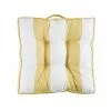 Style Selections 1-Piece Cabana Striped Yellow Patio Furniture Cushion -Garden Decor Style 49235129 L