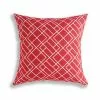 Style Selections Outdoor Red Cushion 16-in x 16-in -Garden Decor Style 49235146 L