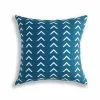 Style Selections Blue Polyester Cushion with White Patterns 1 Style Selections Blue Polyester Cushion with White Patterns -Garden Decor Style 49235147 L