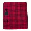 Style Selections Picnic Blanket - Red/Black Plaid - 50-in x 60-in 1 Style Selections Picnic Blanket - Red/Black Plaid - 50-in x 60-in -Garden Decor Style 49235165 L