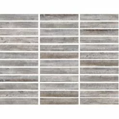 Style Selections Natural Timber 4-Pack Ash 8-in x 48-in Porcelain Wood Look Tiles -Garden Decor Style 57975014c L