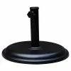 Style Selections Round Patio Umbrella Base - 15 3/4-in - Black -Garden Decor Style 77705160 L